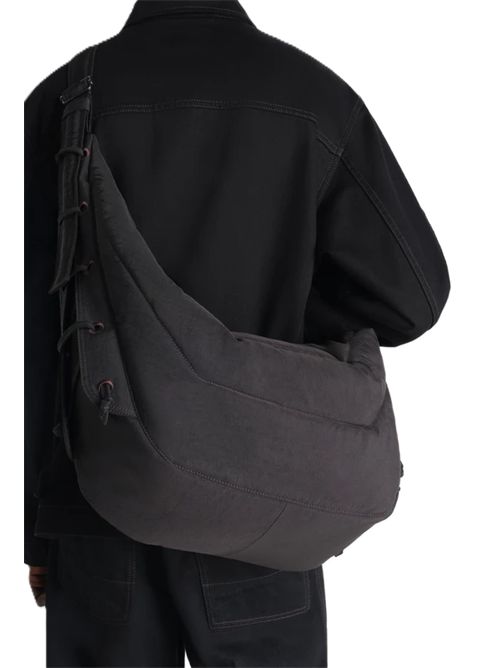 LARGE SOFT GAME BAG IN NYLON CANVAS Lemaire | BG0105 LF1330BR490 DARKCHOCOLATE